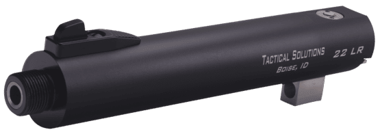 This threaded replacement barrel for the Browning Buckmark pistol series features a 1/2x28 thread pattern and improved performance.